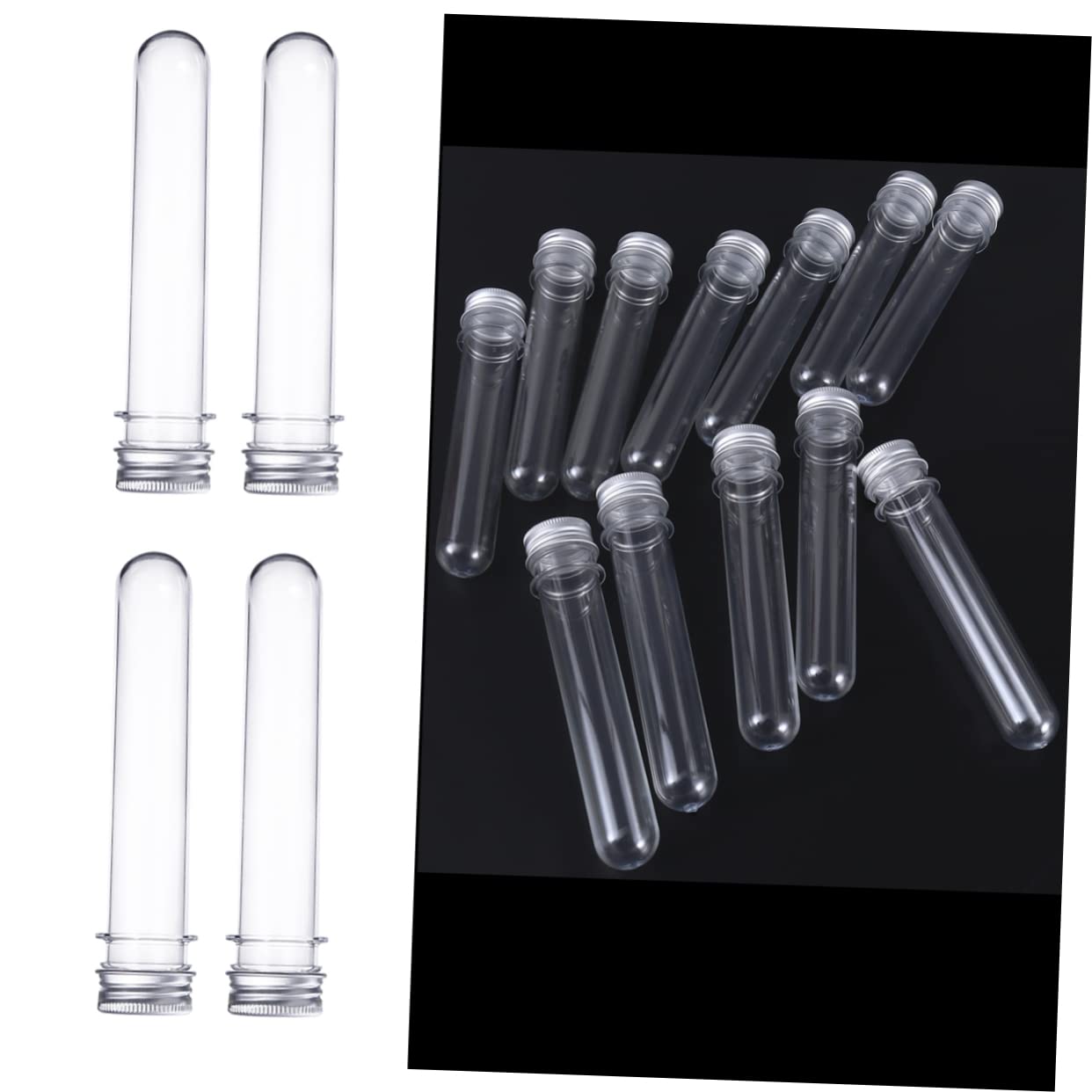 ULTECHNOVO 3 Set Da 40 Ml Provette Con Coperchi Contenitori Da Viaggio in Plastica Per Campioni Di Cosmetici Design 6 Pezzi * 3