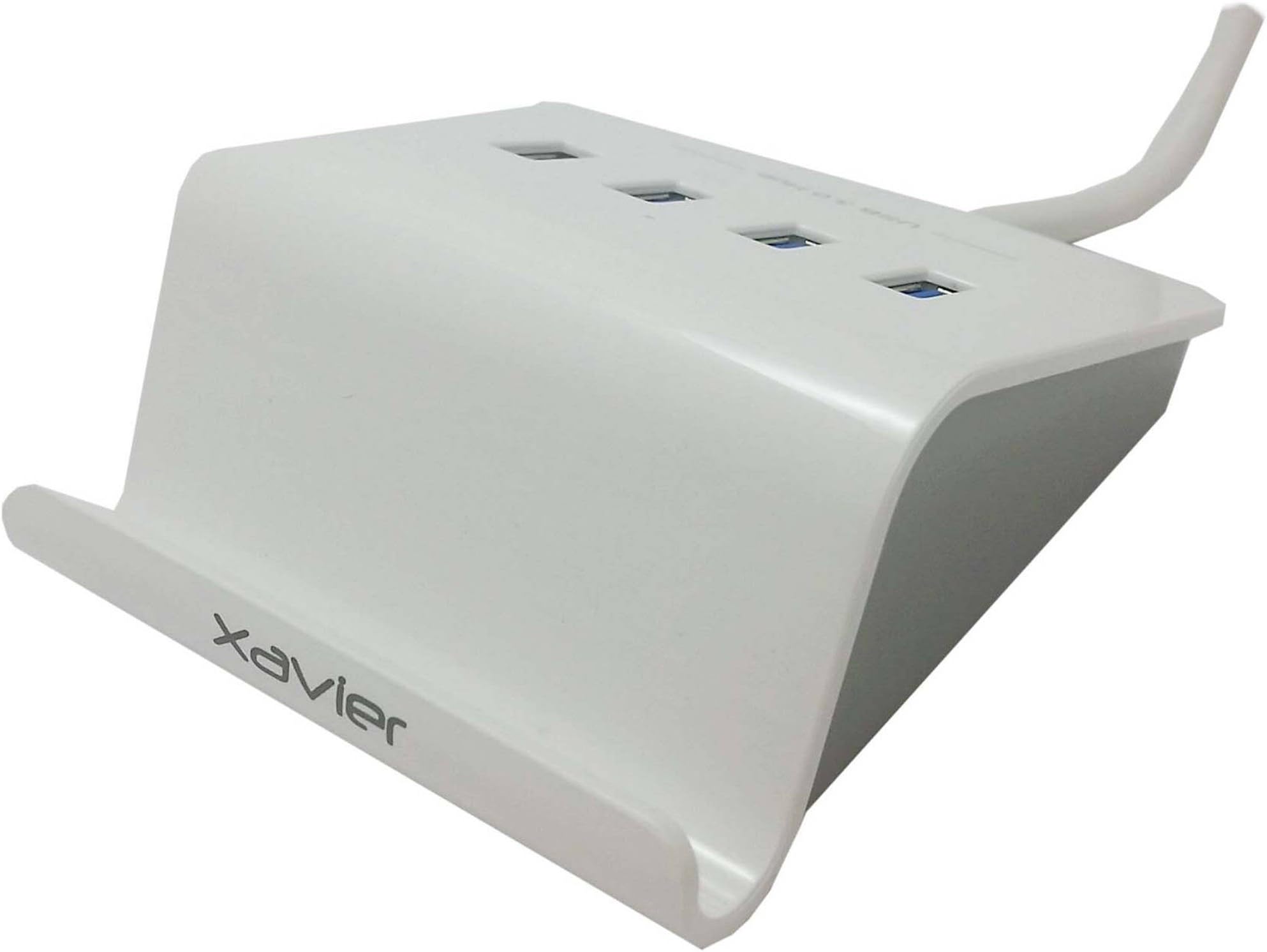 Xavier USB3-CRDLE USB Charging Hub & Cradle with OTG (White)