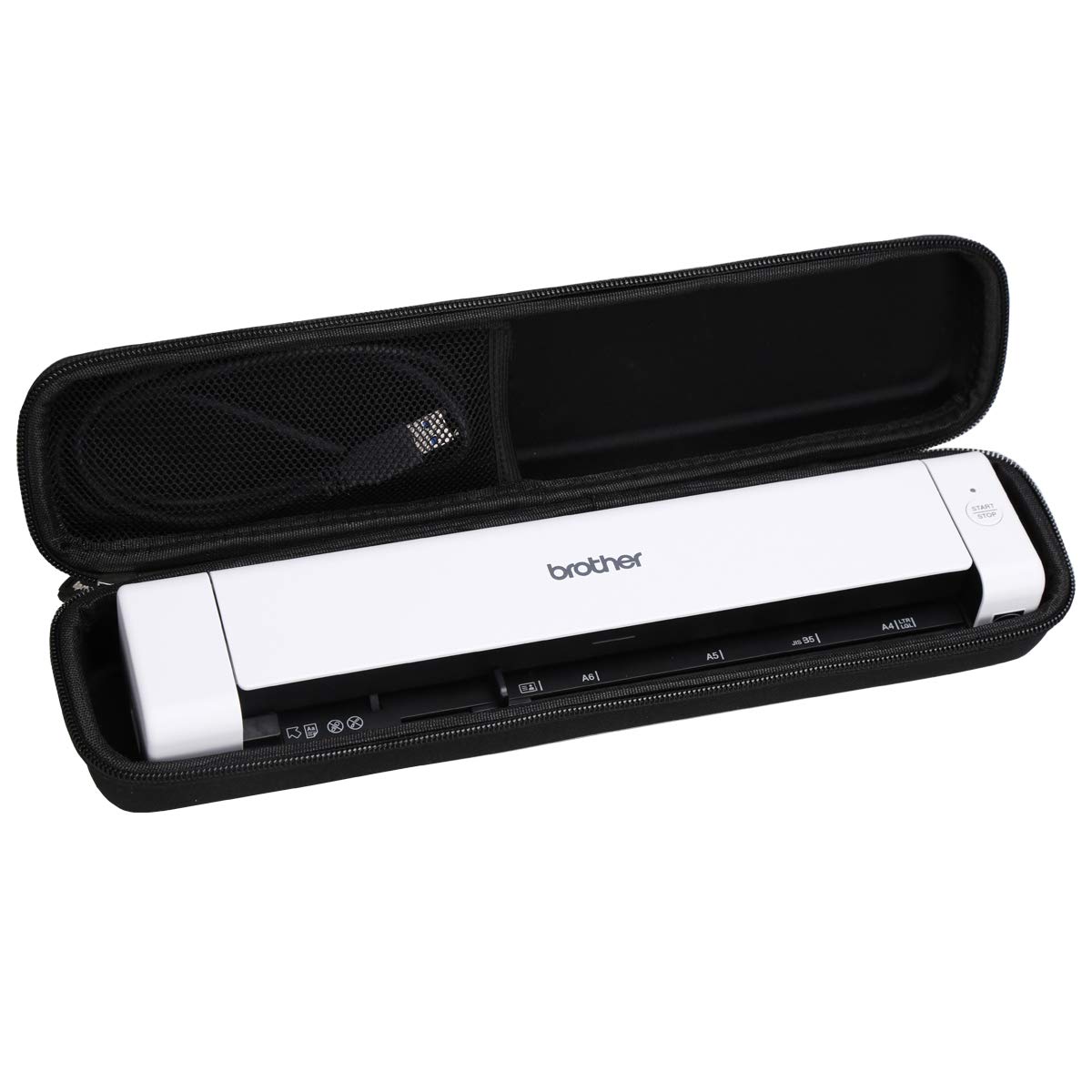 Aproca Hard Storage Travel Case, for Doxie Go SE / Brother DS-940DW DS-640 DS-740D Compact Mobile Document Scanner