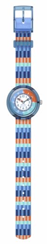 Flik Flak Girl Kids Watch Biosourced Quartz Waterproof Stripy Stripes2