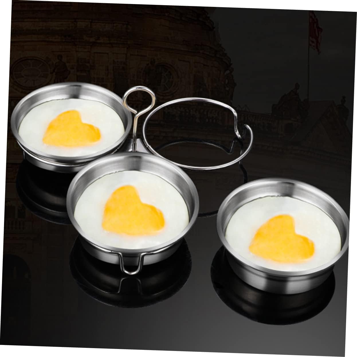 Stainless Steel Egg Poacher Mold Versatile Egg Cooker for Steaming Food-grade Material Kitchen Tool for Home Chefs Baking Enthusiasts