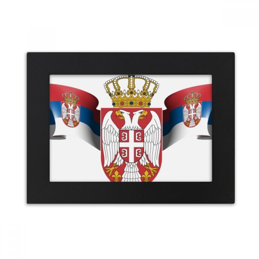 Cadre photo Serbie pour protéger et exposer une image d'art de bureau 4x6
