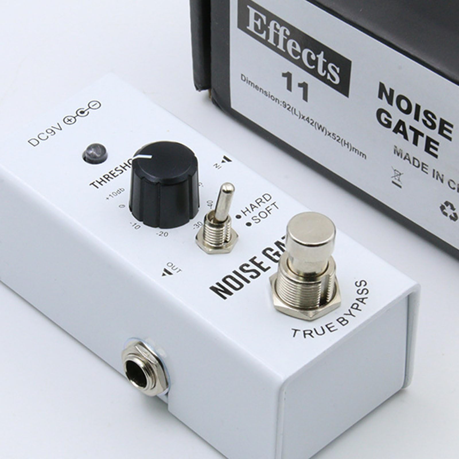 Pedal de control de ruido para guitarra, accesorio eléctrico con efecto supresor de puerta, accesorio de guitarra eléctrica