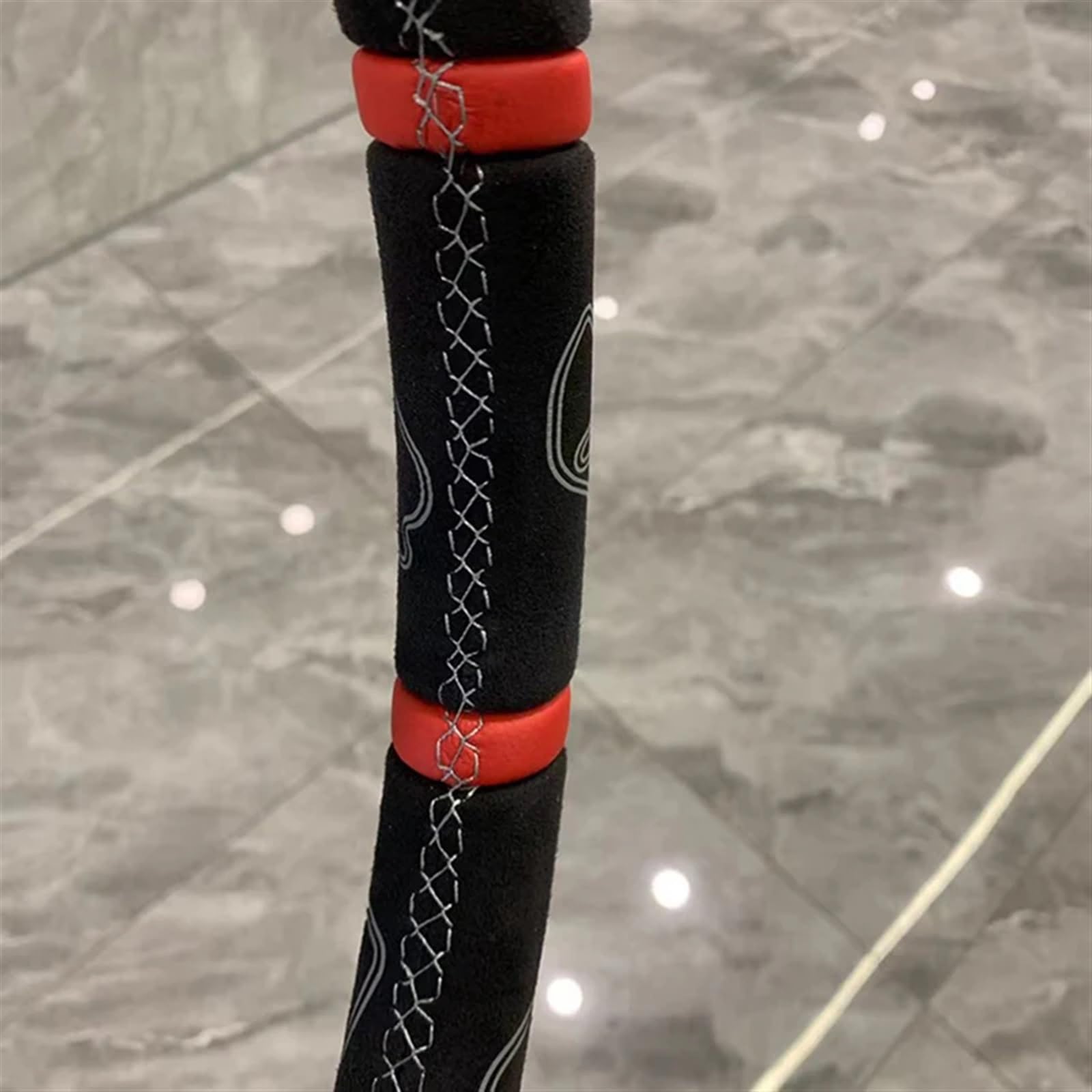 Volant de sport en cuir de haute qualité pour MOMO, voiture de course, volant en daim de 350 mm (Couleur : jaune)