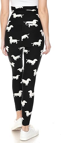 Miniatura 3 de Leggings Depot - Leggings de maternidad para mujer, sobre el vientre, mallas de yoga casuales para embarazo