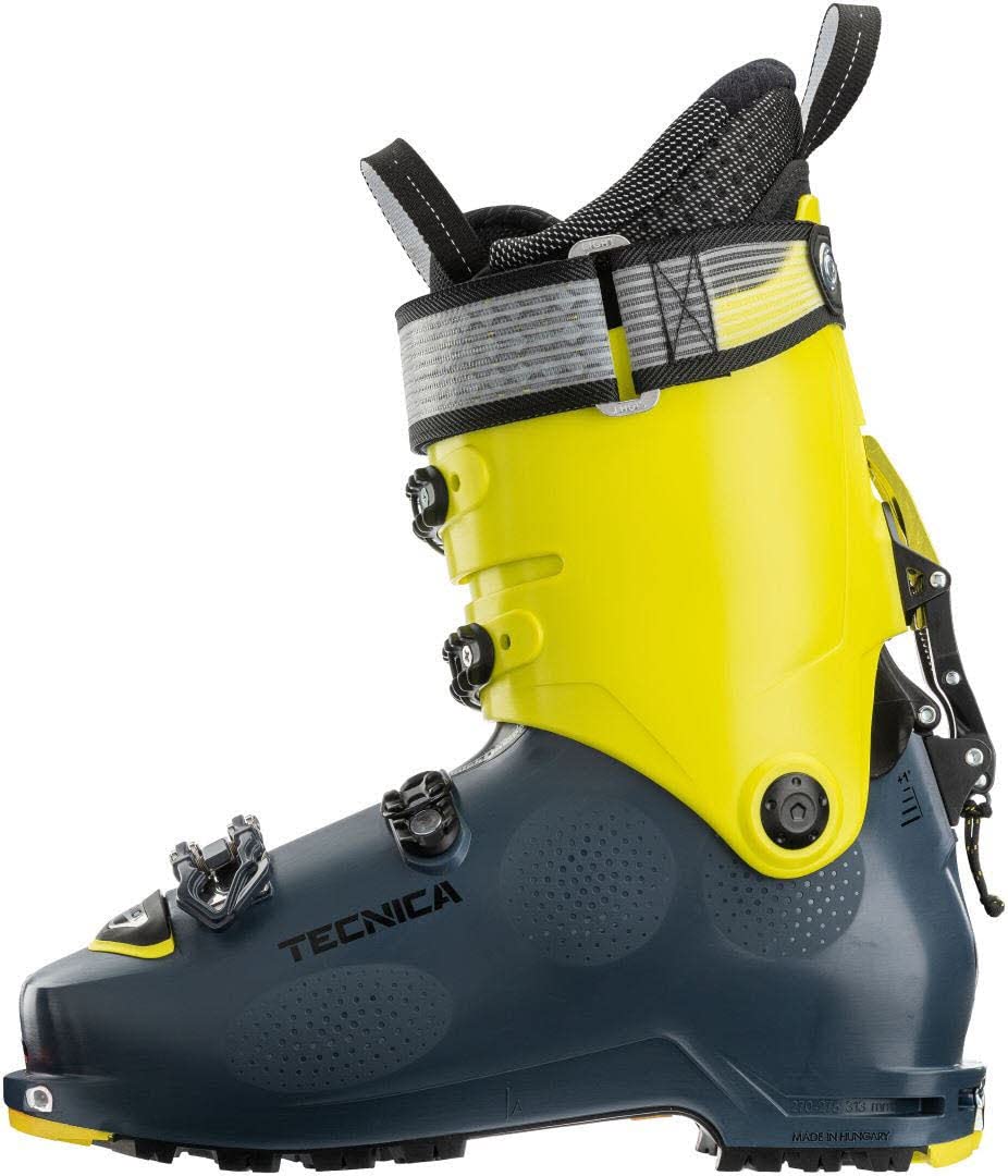 Moon Boot Tecnica Herren Zero G Tour Tourenstiefel, Dark avio-Yellow, 29.5