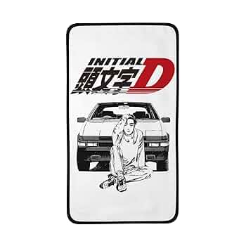 頭文字Ｄ スポーツタオル 非売品 頭文字D マフラータオル 未使用品 アベイル イニD 藤原拓海 AE86