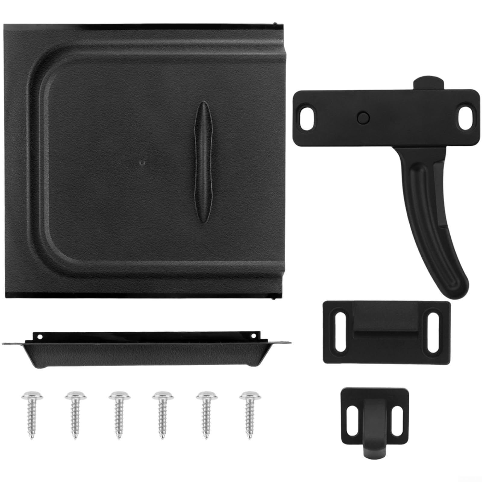 Cerradura de puerta corredera RV de 12 pulgadas en plástico PP blanco para caravana 1