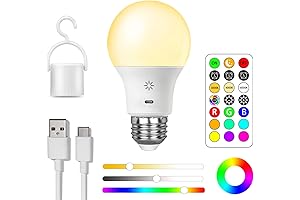 USB Rechargeable Light Bulb With Remote Control