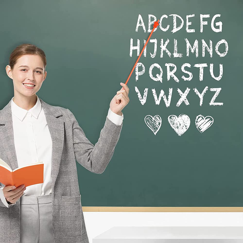 Pointeurs De Doigt Extensibles - Lot De 5, Acier Inoxydable, Longueur 21-68cm, Pour Enseignants Et Présentations - 2
