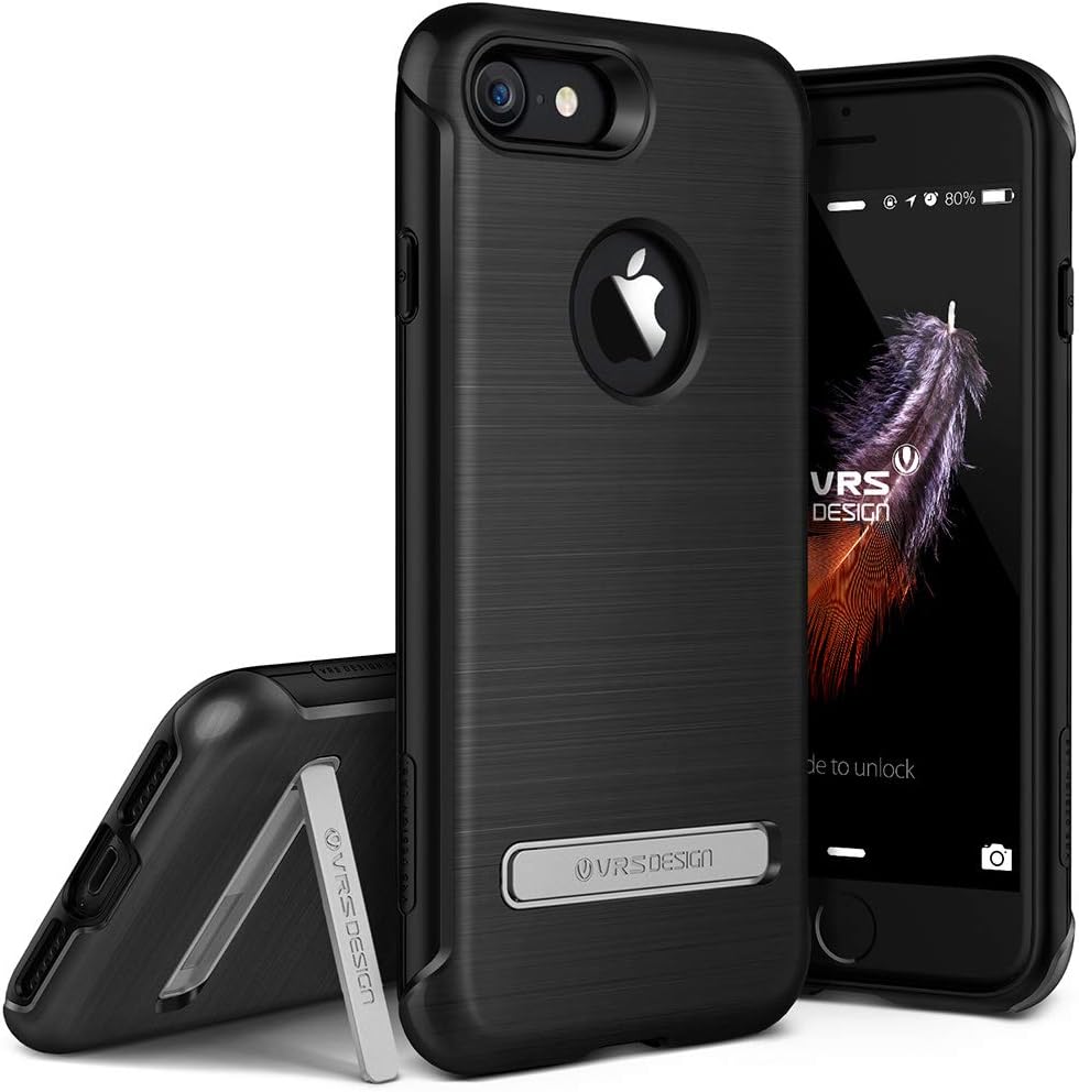 VRS Design Duo Guard for iPhone 7 and iPhone 8 case cover - Black
