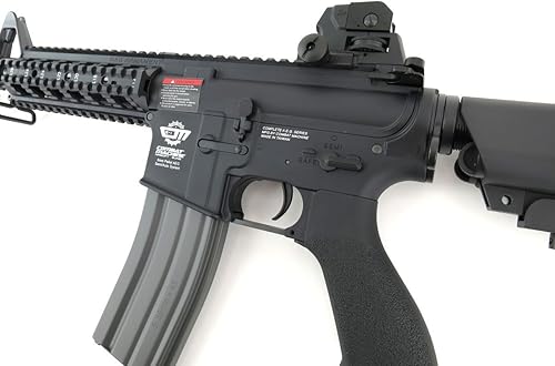 Vista 16 de G&G Airsoft CM16 TR16 M4 Caja de cambios de metal completo de alto rendimiento Rifle AEG de 0.236 in con RAS y grúa integrados, máquina de combate