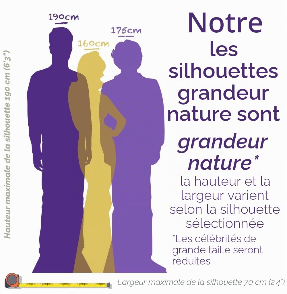 Kim Jong-Un (Trousers) Silhouette en Carton Grandeur Nature