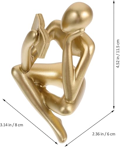 Miniatura 7 de Abaodam Figura abstracta Estatua Decoración Arte abstracto Escultura Sala de estar Lector Estatua Resumen Lector Estatua Resumen Lector Estatua