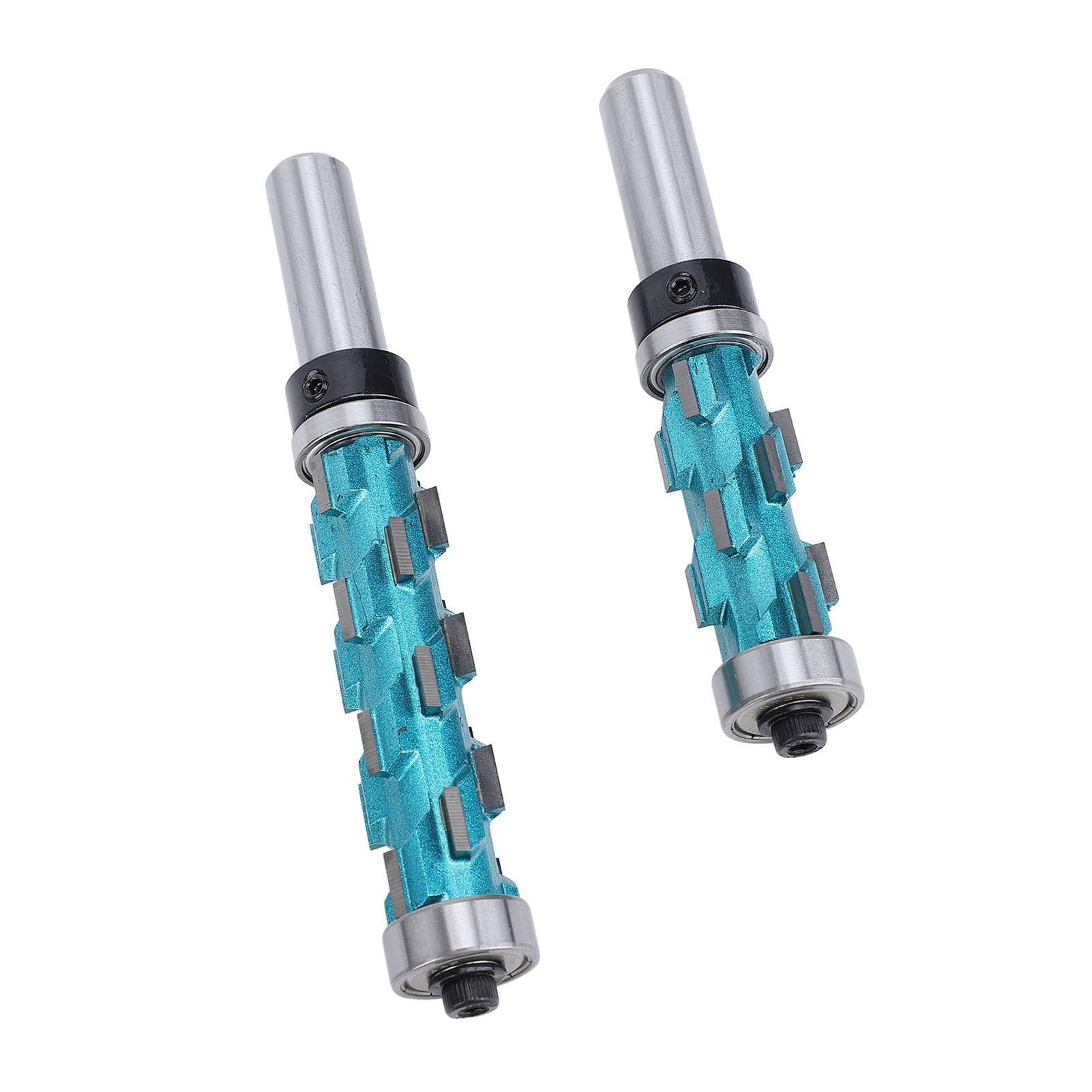 Trim Spiral Router Bit Double Bearing 1/2in Shank 3/4in Cutting Diameter Trimming Router Bit