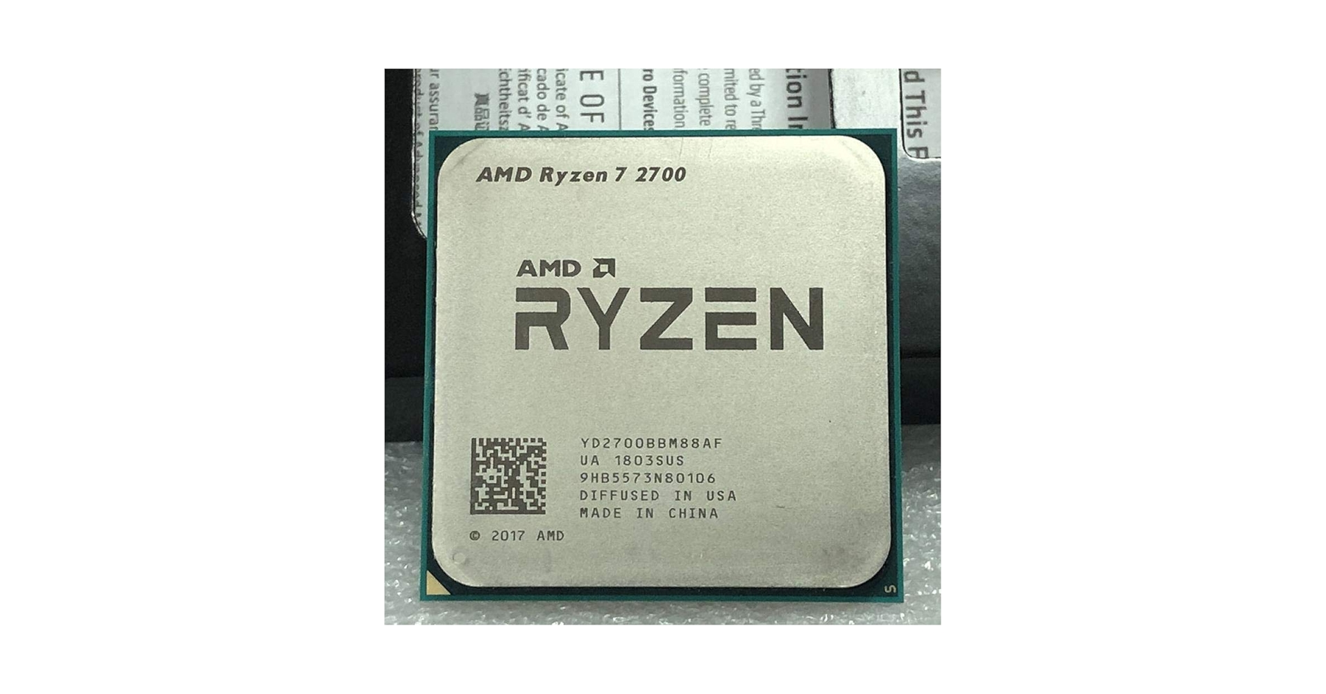 Amazon.com: AMD RYZEN 7 2700 8-Core 3.2 GHz AM4 65W