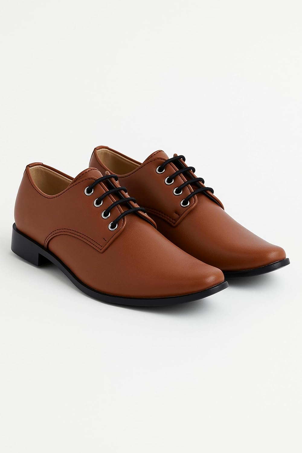 Boys Matte Leather Derby Shoes - Perfect for Weddings and Special Occasions