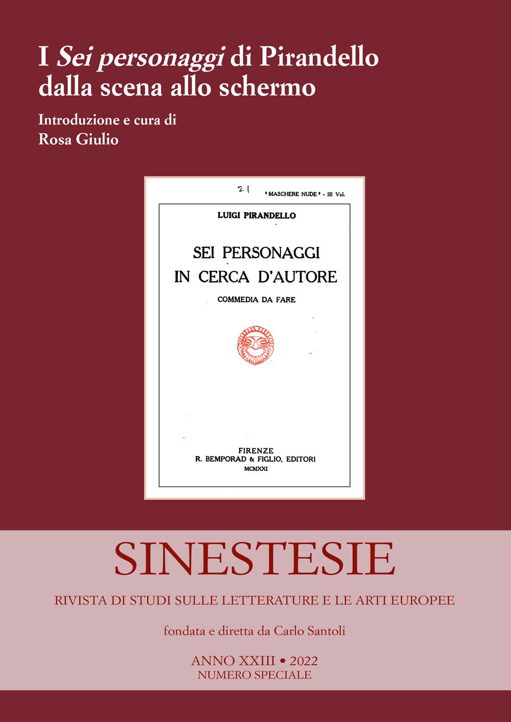 I «Sei Personaggi» Di Pirandello Dalla Scena Allo Schermo - 4