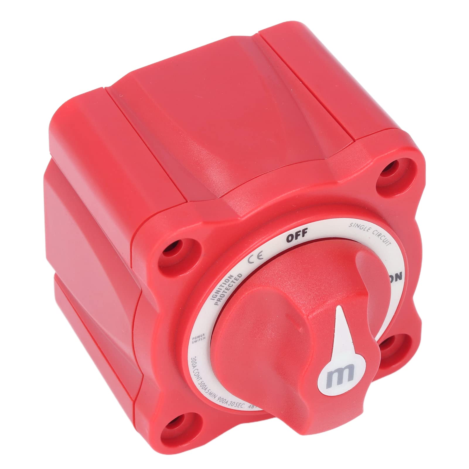 Interruttore della Batteria Scollegamento Batteria 300A Kill Switch ON/OFF Isolatore di Alimentazione a Circuito Singolo IP66 Accessorio Impermeabile per Rimorchio per Camion Auto Barca Marina RV
