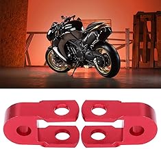 Amortecedor de extensão de altura, extensão de motocicleta universal Boa durabilidade Shock Riser 2pcs extensão de amortecedor traseira da motocicleta para motocicleta para homem(Sem parafusos)