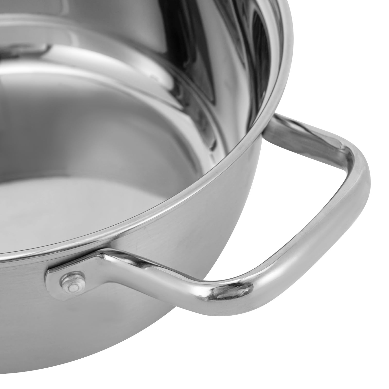Pentola a vapore, a 2 livelli, pentola in acciaio inox, fornello a gas e a induzione, universale, con inserto per vapore, multifunzione, può essere cotto a vapore, cotto, fritto