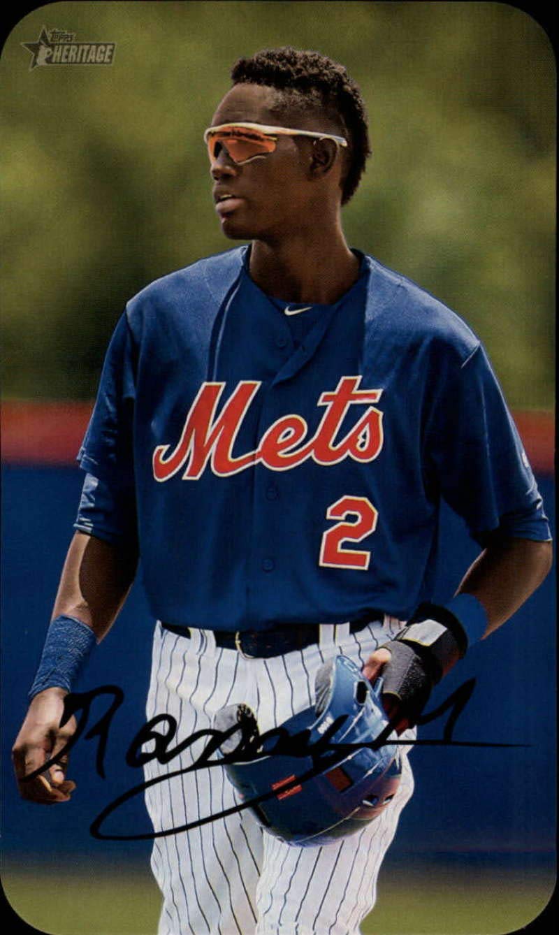 2019 Topps Heritage Minors 1970 Topps Super Box Topper #SB-RM Ronny Mauricio RC Rookie Kingsport Mets Baseball Trading Card