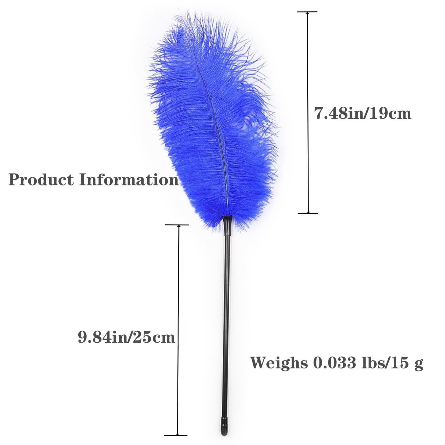 Amazon.com: TIVMIK Teasing Toys with Ostrich Feathers Tickling