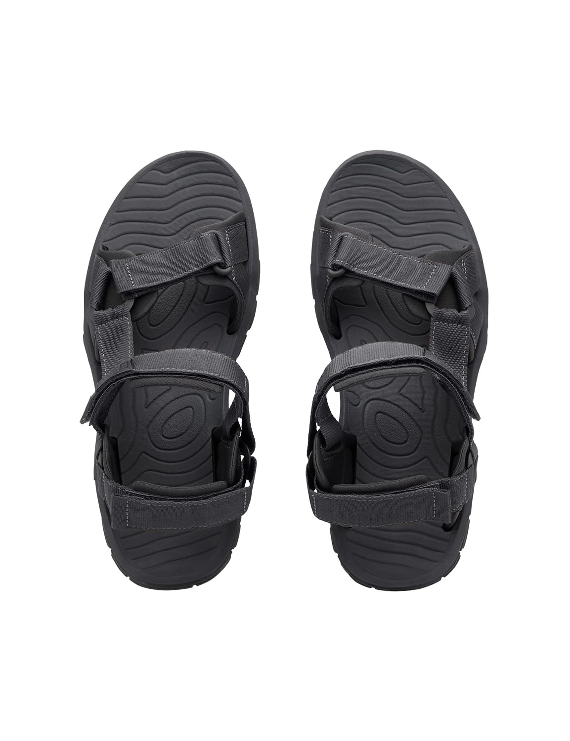 Jack Wolfskin LAKEWOOD RIDE SANDAL M, leichte Herren Sandalen für Wandertouren und Alltag, Strandschuhe mit griffiger Sohle, pflegeleichte Badeschuhe für Männer