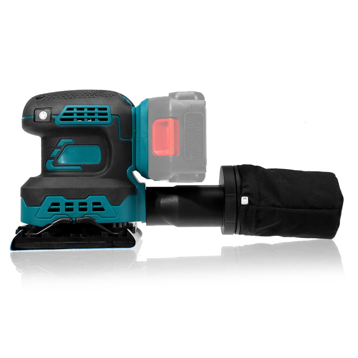 18V Brushless Electric Sander Cordless 3 Speeds Adjustable Square Wood Furniture Polishing Grinding DIY Power Tools For M Batetry