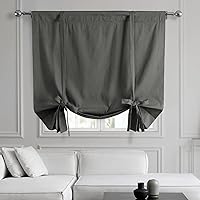 Vista 12 de HPD Half Price Drapes Cortinas enrollables de algodón liso para oscurecer la habitación, cortinas enrollables para ventanas para sala de estar