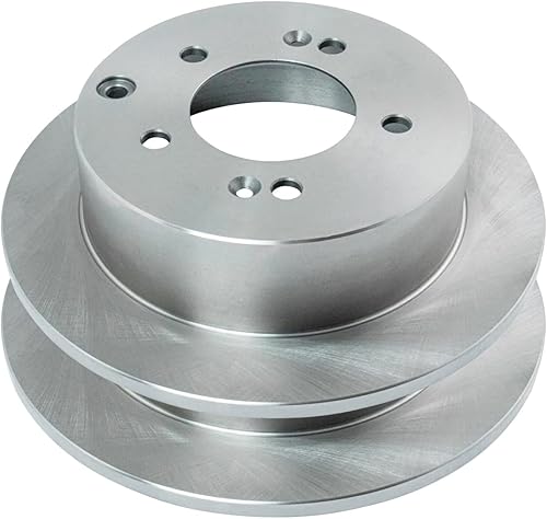 Miniatura 2 de AutoShack - Rotores de freno traseros, par de 2 unidades de repuesto para Kia Soul Forte Koup 2012-2013 Forte5 1.6L 2.0L 2.4L FWD R41544PR