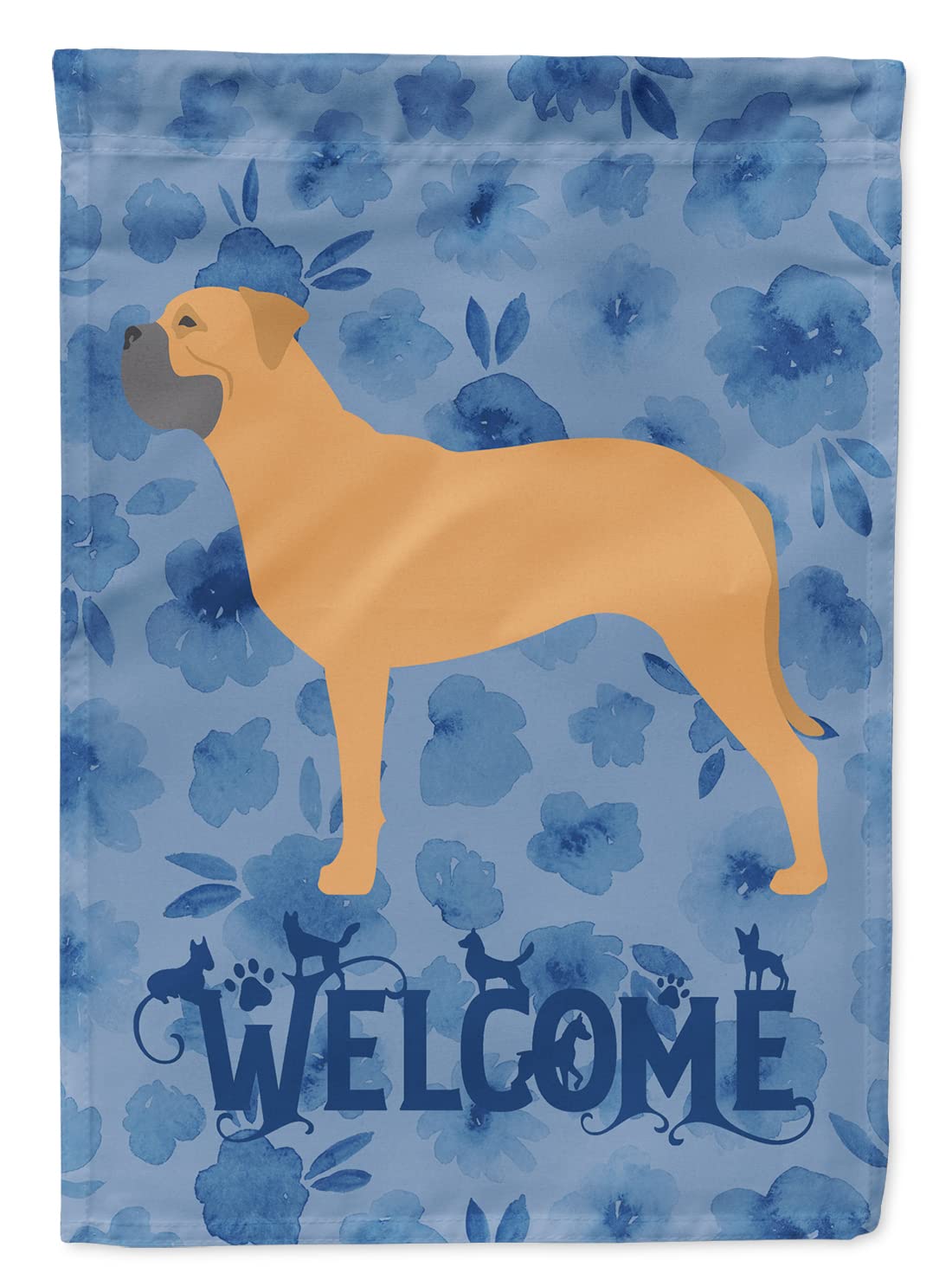 Drapeau Bullmastiff décoration de jardin grand format en tissu pour entrée de maison