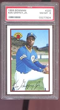 Amazon.com: 1989 Bowman #220 Ken Griffey Jr. ROOKIE RC NM-MT
