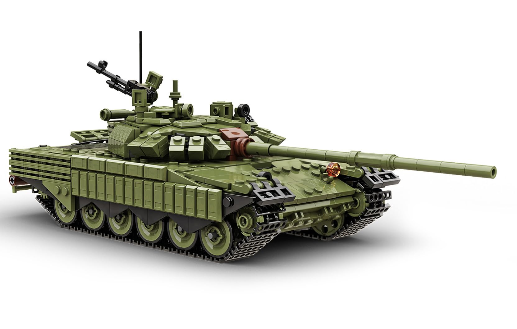 Rosyjski T72 B3 główny czołg bojowy model cegły klocki 1205 szt