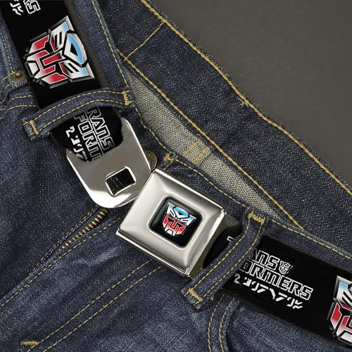 Cinturón Transformers Autobots con hebilla de clic que soluciona el ajuste incómodo 2