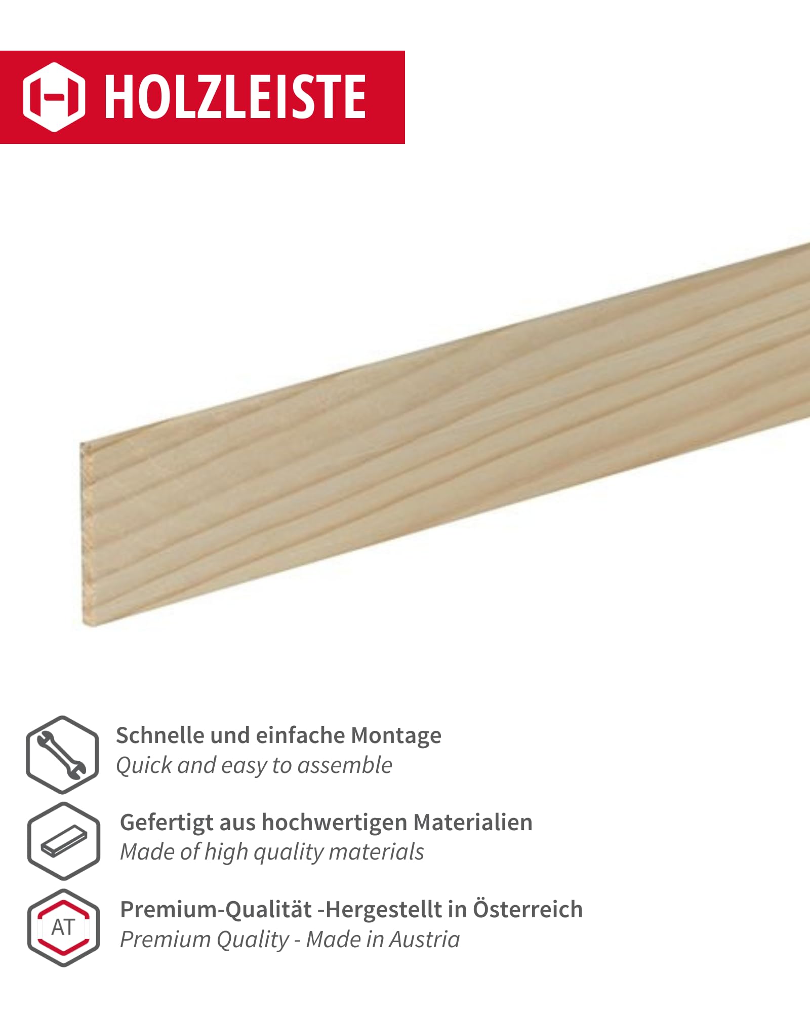 Gedotec Wooden Strips - Wooden Boards For Building Craft Blocks 100 Cm Long 5 Pieces 5 X 60 Mm Basic Versatile Wood For Crafts Of Various Objects For Windowsill Cladding Interior - View #6