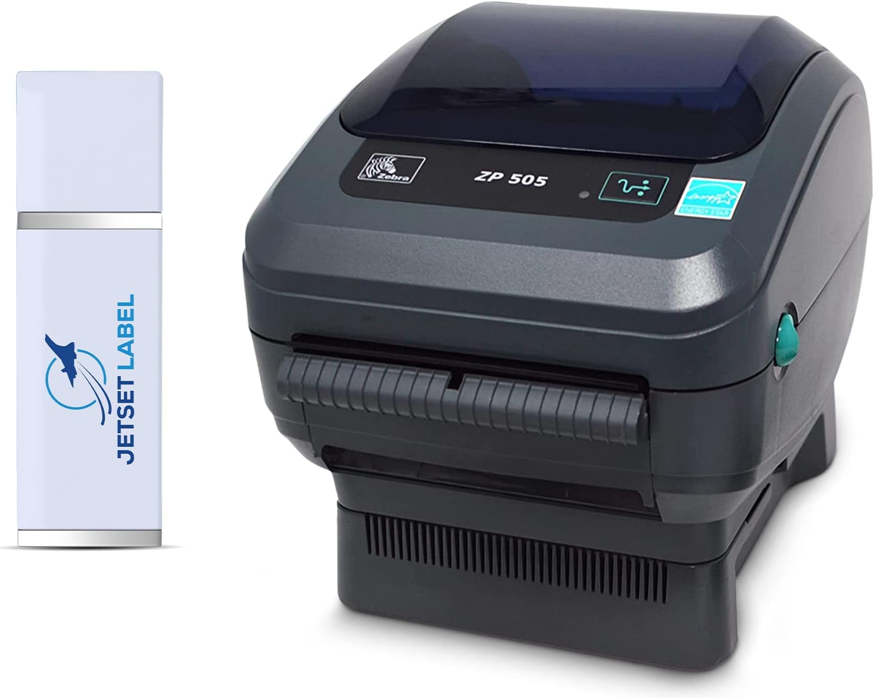 Zebra ZP 505 Label Direct Thermal Bar Code Zebra Label Printer ZP505 | USB, Serial, and Parallel Connectivity 203 DPI Resolution | Includes Jetset Software