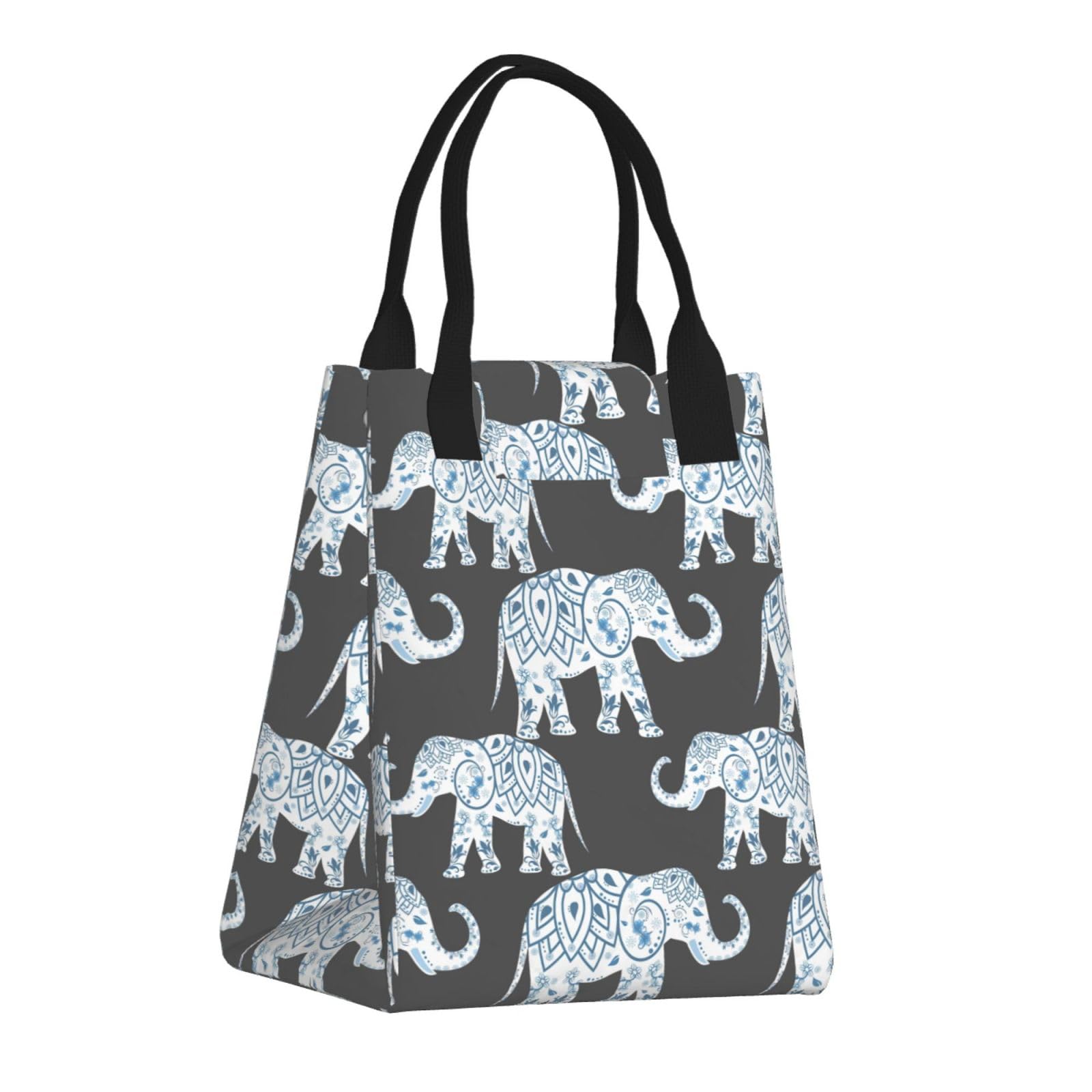 Borsa termica per il pranzo a forma di elefante, riutilizzabile, per adulti, ideale per lavoro, picnic e viaggi