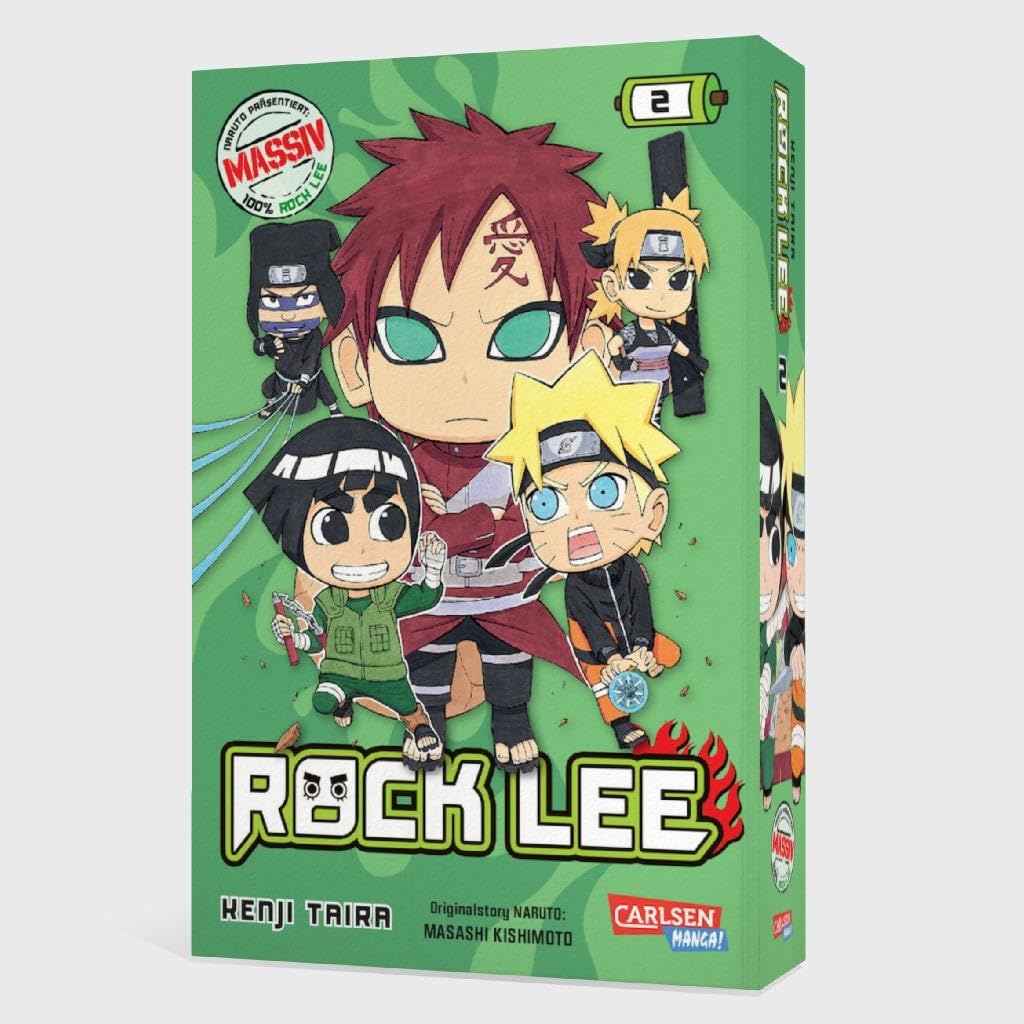 Rock Lee Massiv 2: Der NARUTO-Spin-off als Massiv-Ausgabe | NARUTO MASSIV der Bestseller-Garant und Welterfolg präsentiert ROCK LEE MASSIV.