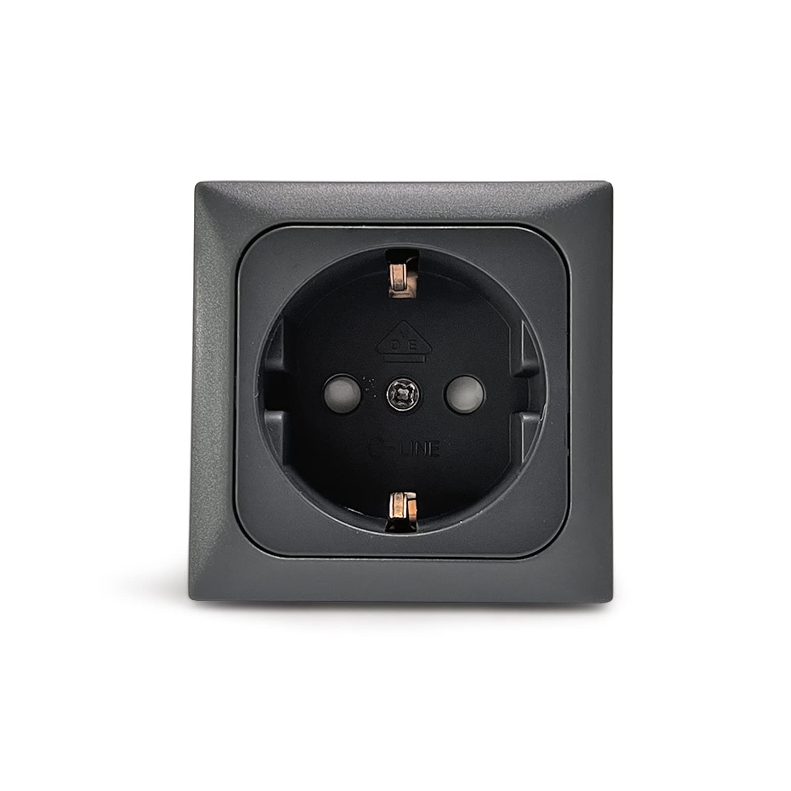 Kit Da Incasso 4 Prese Schuko E Piastra Per 2 Connettori RJ45 Con Coperchio E Spazzola Simon 400 44504020 130