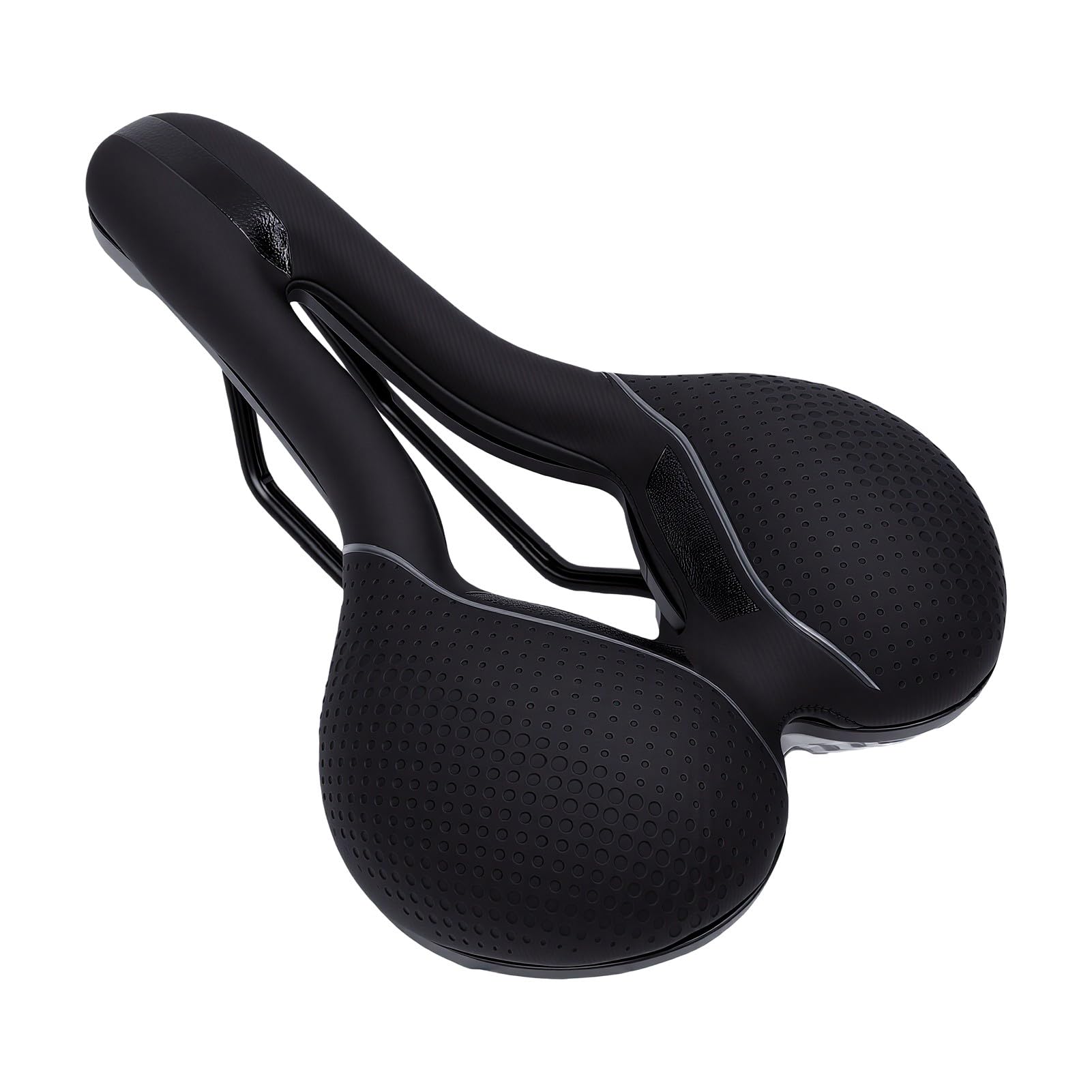 SIXRUN Funda de Asiento de Bicicleta con Luz Trasera Recargable, 400mAh