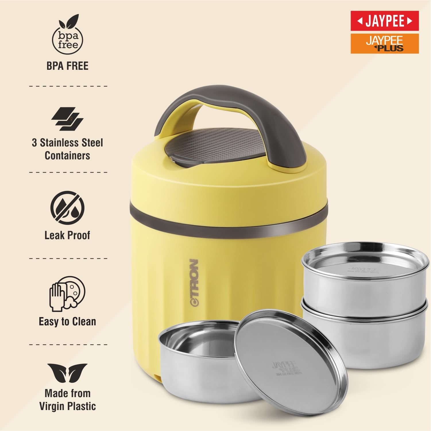 Jaypee Plus Etron: Electric Lunch Box - Hot Meals On-the-Go -3