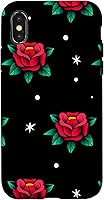Vista 5 de Roses Fifties Black Red Rockabilly Pinup Rose Retro Fashion Case for iPhone 17