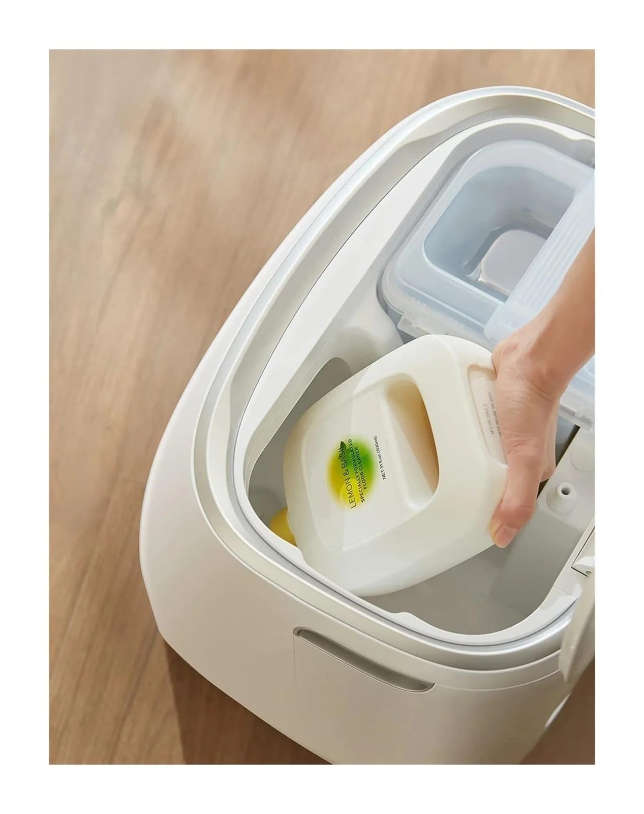 Limpiador de pisos,930ML (31fl oz)。 Compatible para Narwal Freo/Freo X Ultra。 Detergentes con aroma a limón 。 Soluciones de limpieza de suelos multisuperficie(2pcs)