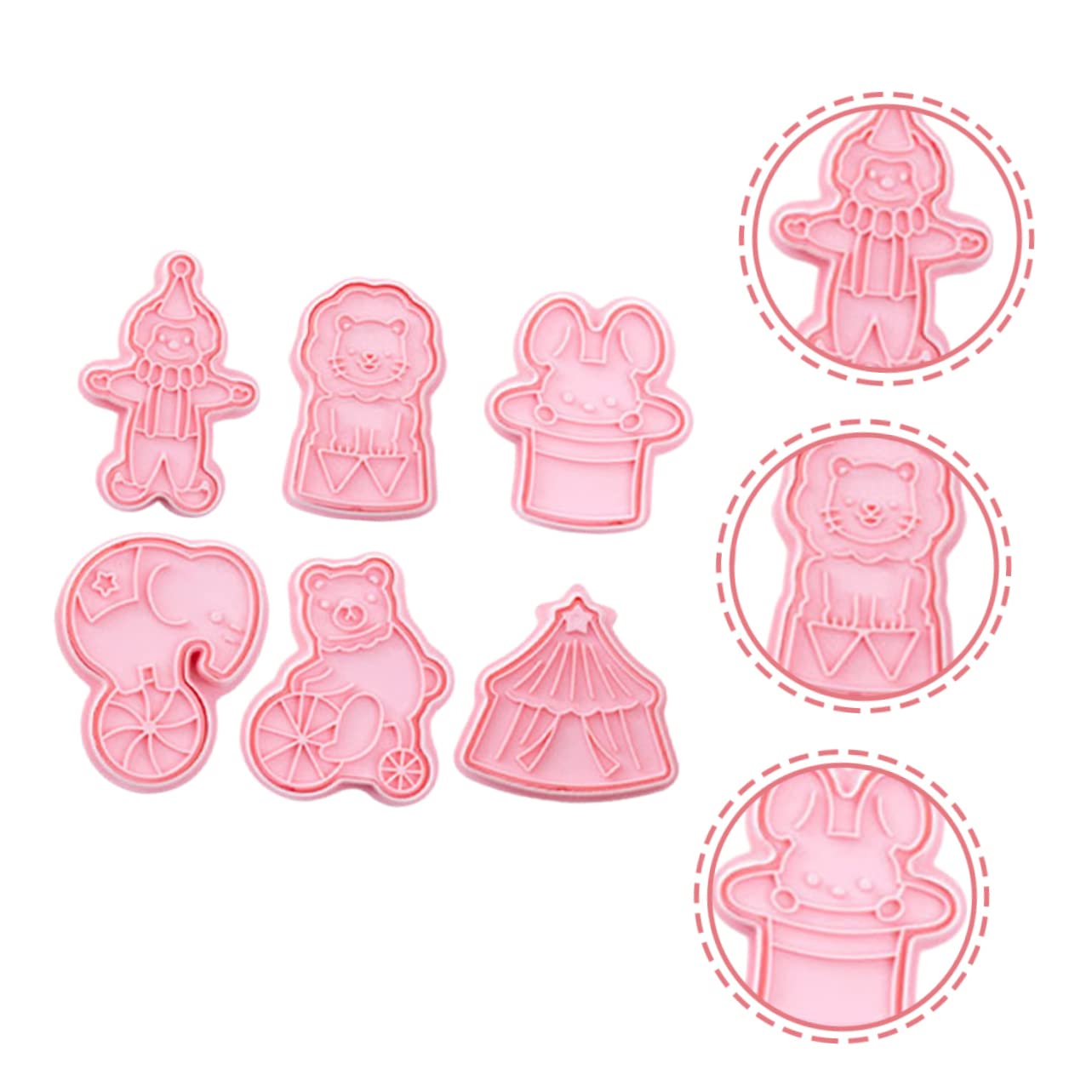 TOPBATHY 30piezas Cortadores De Galletas De Moldes De Plástico Para Repostería Para y Infantiles