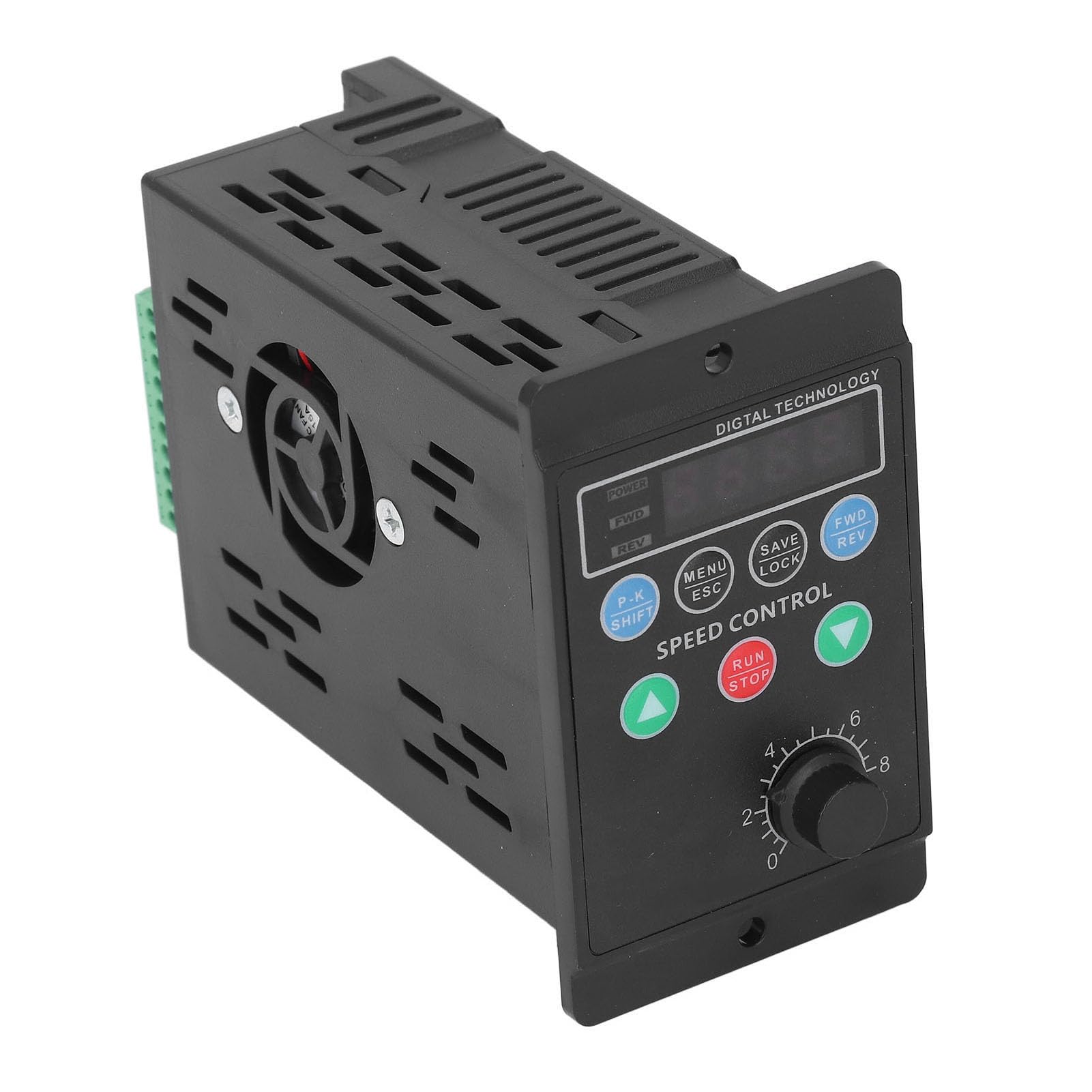Variateur de fréquence, kW monophasé vers triphasé 0-220V avec écran LED externe – Convertisseur performant pour moteurs, pompes et ventilateurs industriels