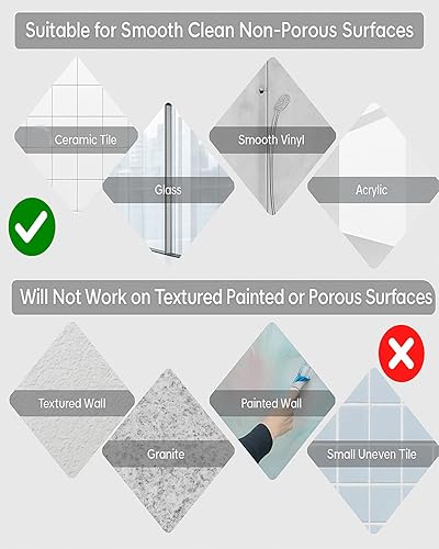 Miniatura 5 de 2 Pack Grab Bars for Bathtubs and Showers, Shower Handles for Elderly Seniors bar Safety 500 lbs Walls Handicap Heavy Duty Holder Hooks to Lift