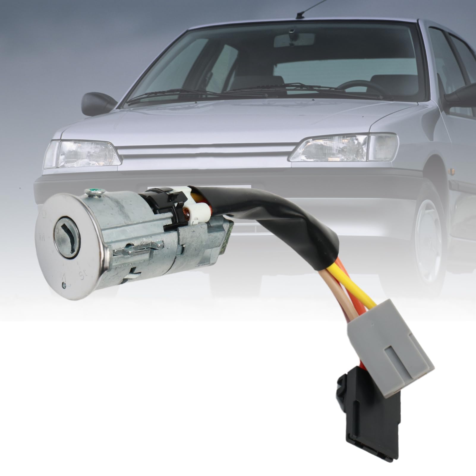 Serratura Antifurto per Sterzo 306 dal 1993 al 2002, Metallic
