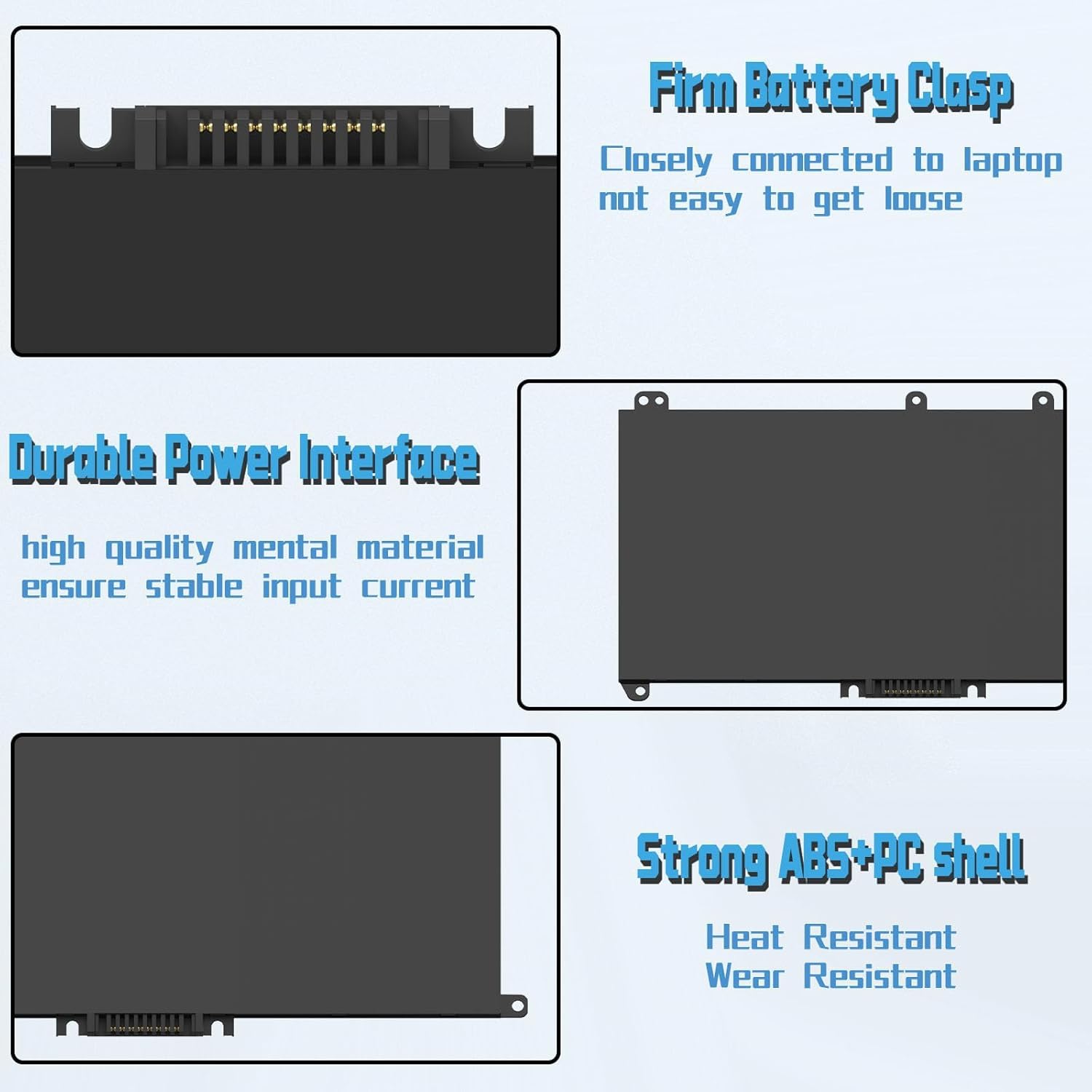 Hafiuege 11.55V/41.9Wh HT03XL TF03XL Batterie Compatible avec HP L11119-855 Pavilion 15-CS 15-DA 15-DB 15G-DR 14-CE 14-CF 14-DF 14-DQ 14-DK 17-by 17-CA 240 245 250 255 G7 HSTNN-LB8L HSTNN-DB8R