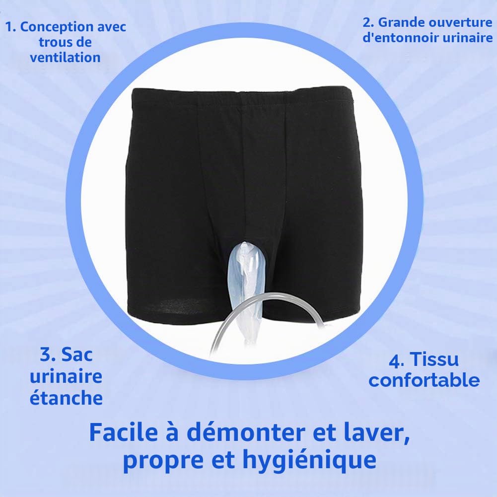 Sac d'urine, urinoir masculin collecteur d'urine adultes homme femme personnes âgées pipi sac urinoir avec des sacs d'urine Portable pour Voyage en plein air